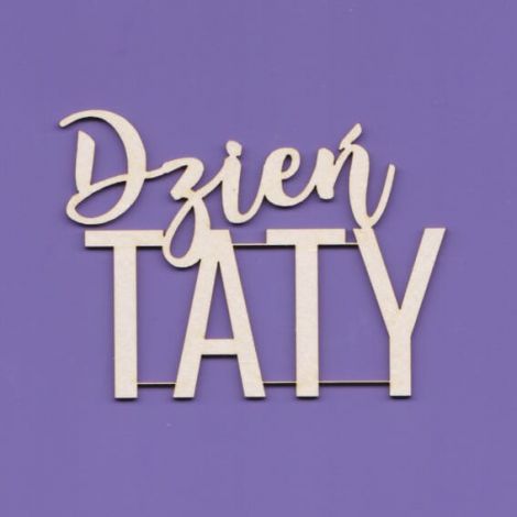 Tekturka Crafty Moly Napis G7 - Dzień Taty